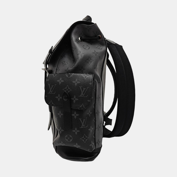 CHRISTOPHER PM Monogram Coated Canvas Gray