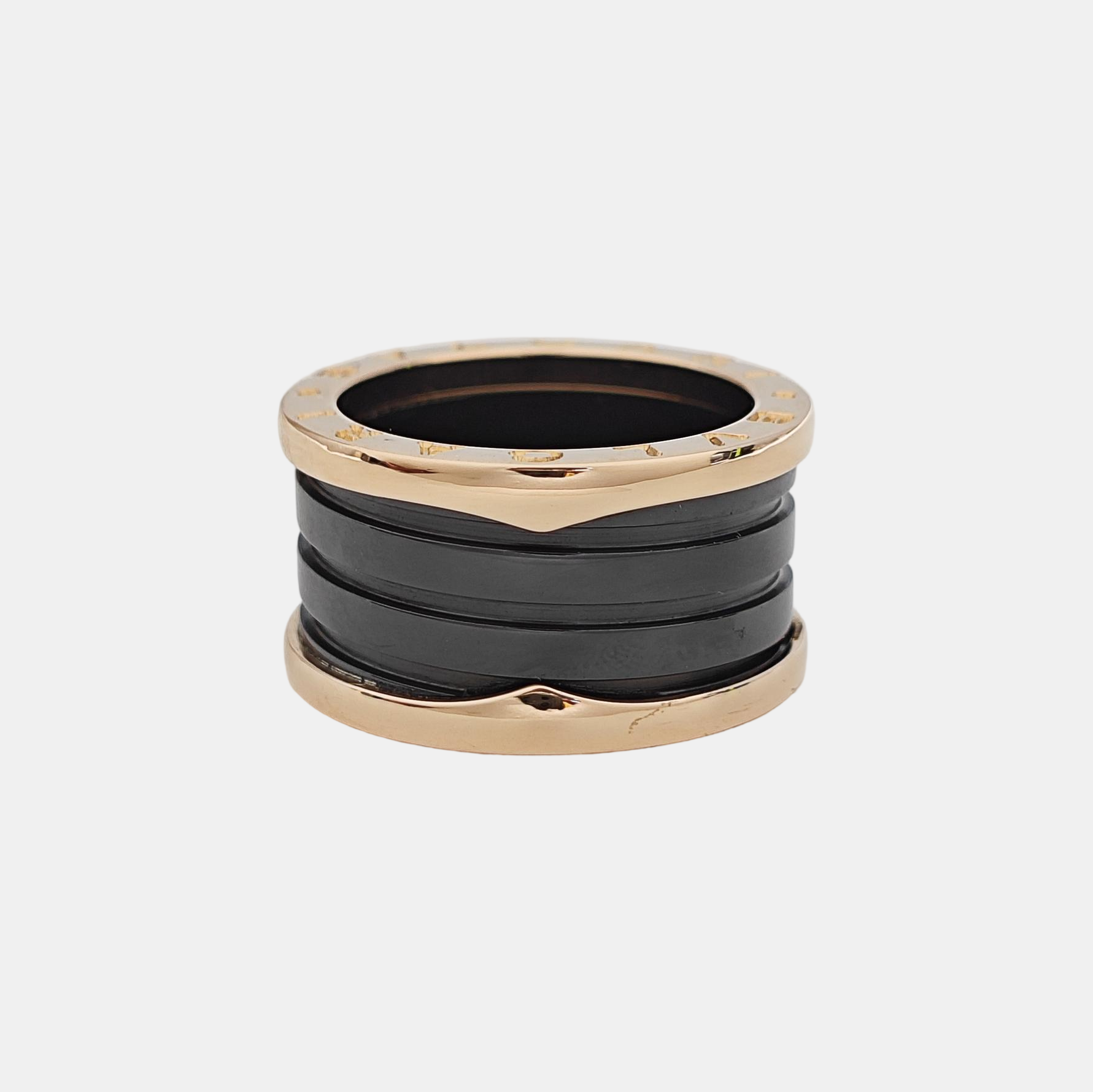 B.ZERO1 18k Rose Gold Ring EU 54