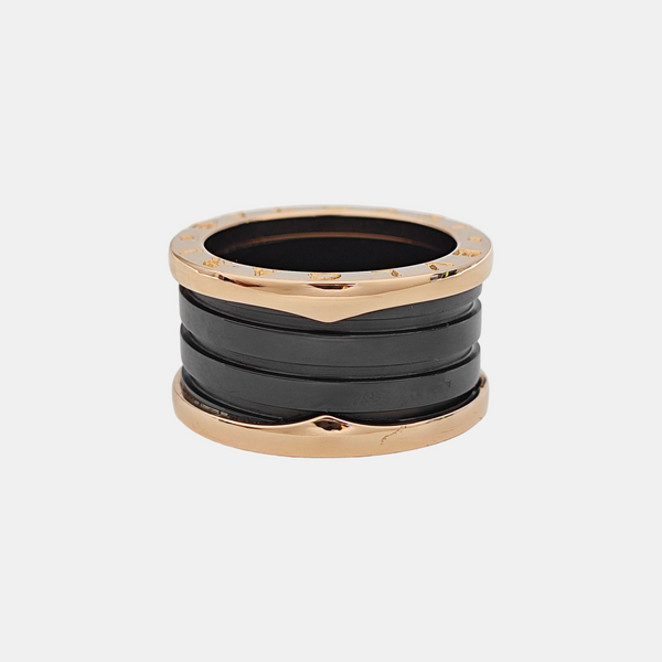 B.ZERO1 18k Rose Gold Ring EU 54