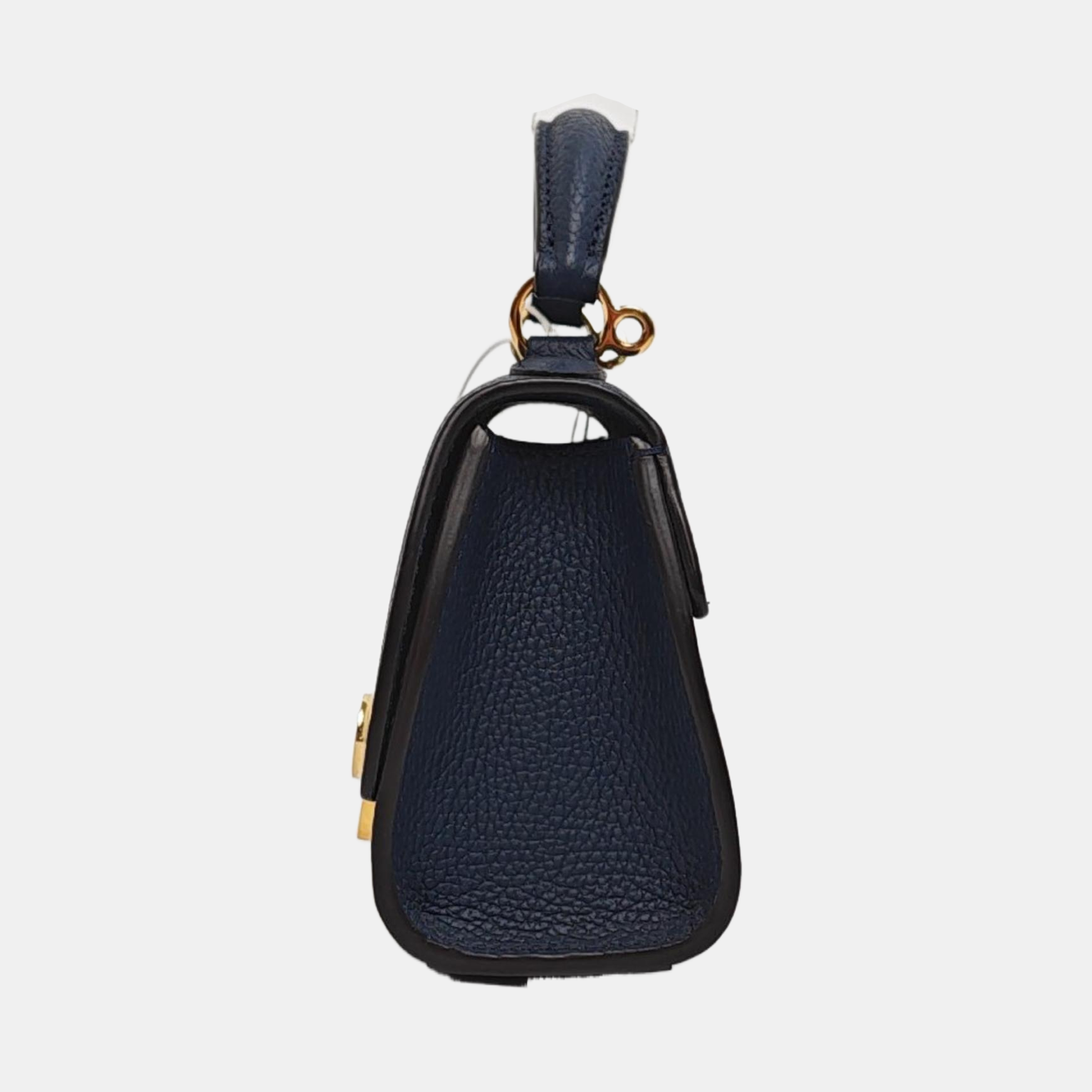 Calfskin Shoulder Bag Mini Blue