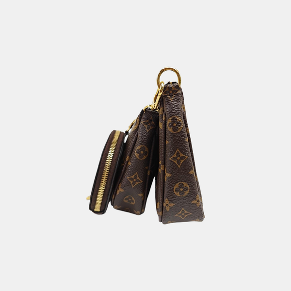 MULTI Monogram Coated Canvas Brown