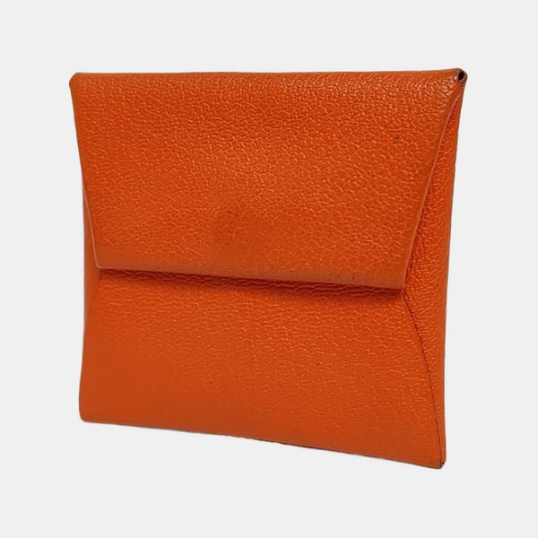 Bastia Chèvre Mysore Orange Card Holder