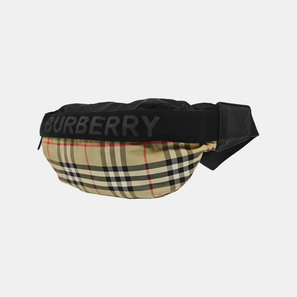Fabric Belt Bag Brown