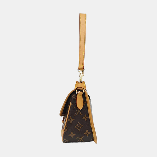 DIANE Monogram Coated Canvas Brown