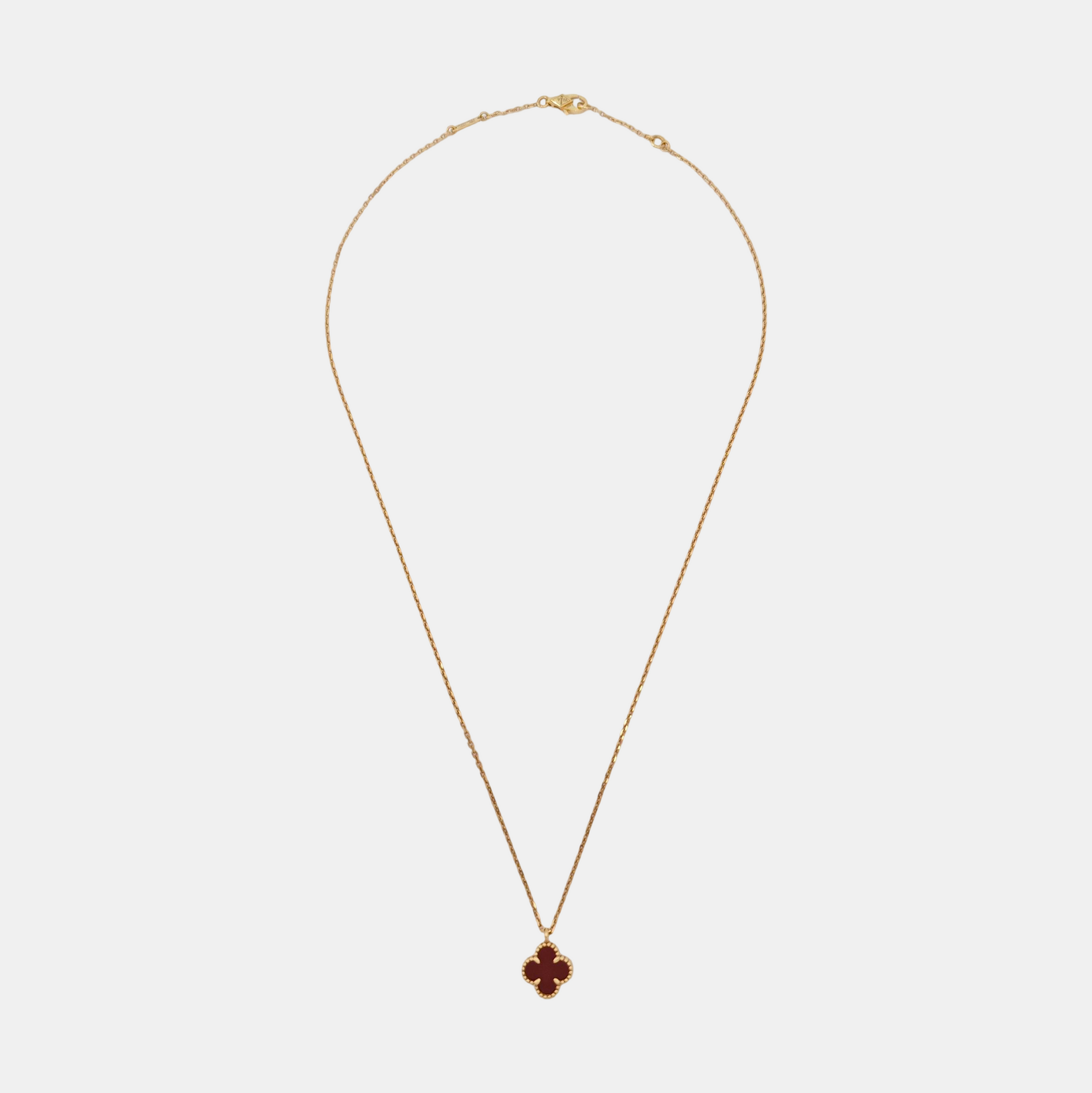 Sweet Alhambra 18k Rose Gold Necklace