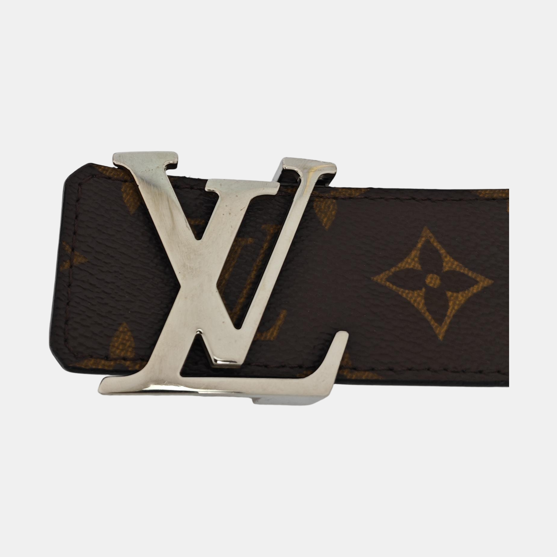 Coated Canvas Belt Brown