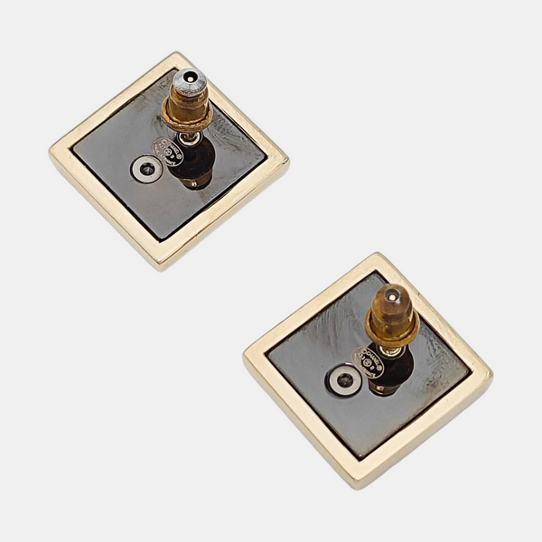 Metal Gold Stud Earrings