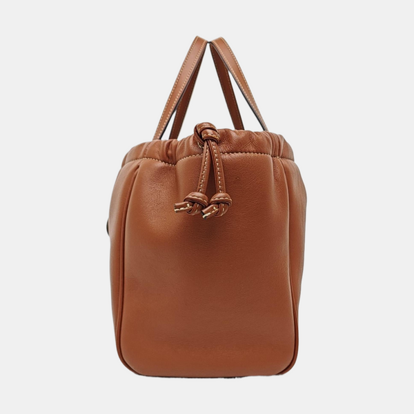 CABAS TRIOMPHE Small Quilted Calfskin Brown