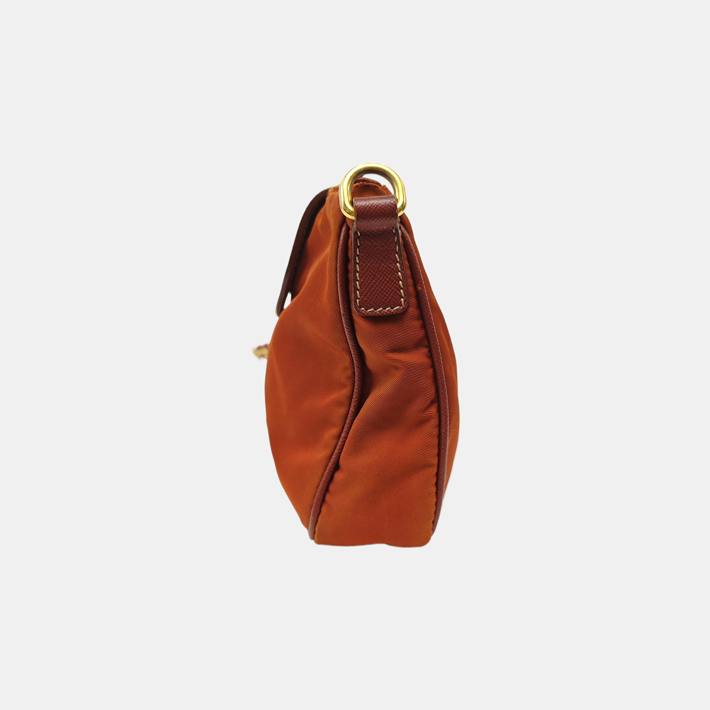 Nylon Shoulder Bag Orange
