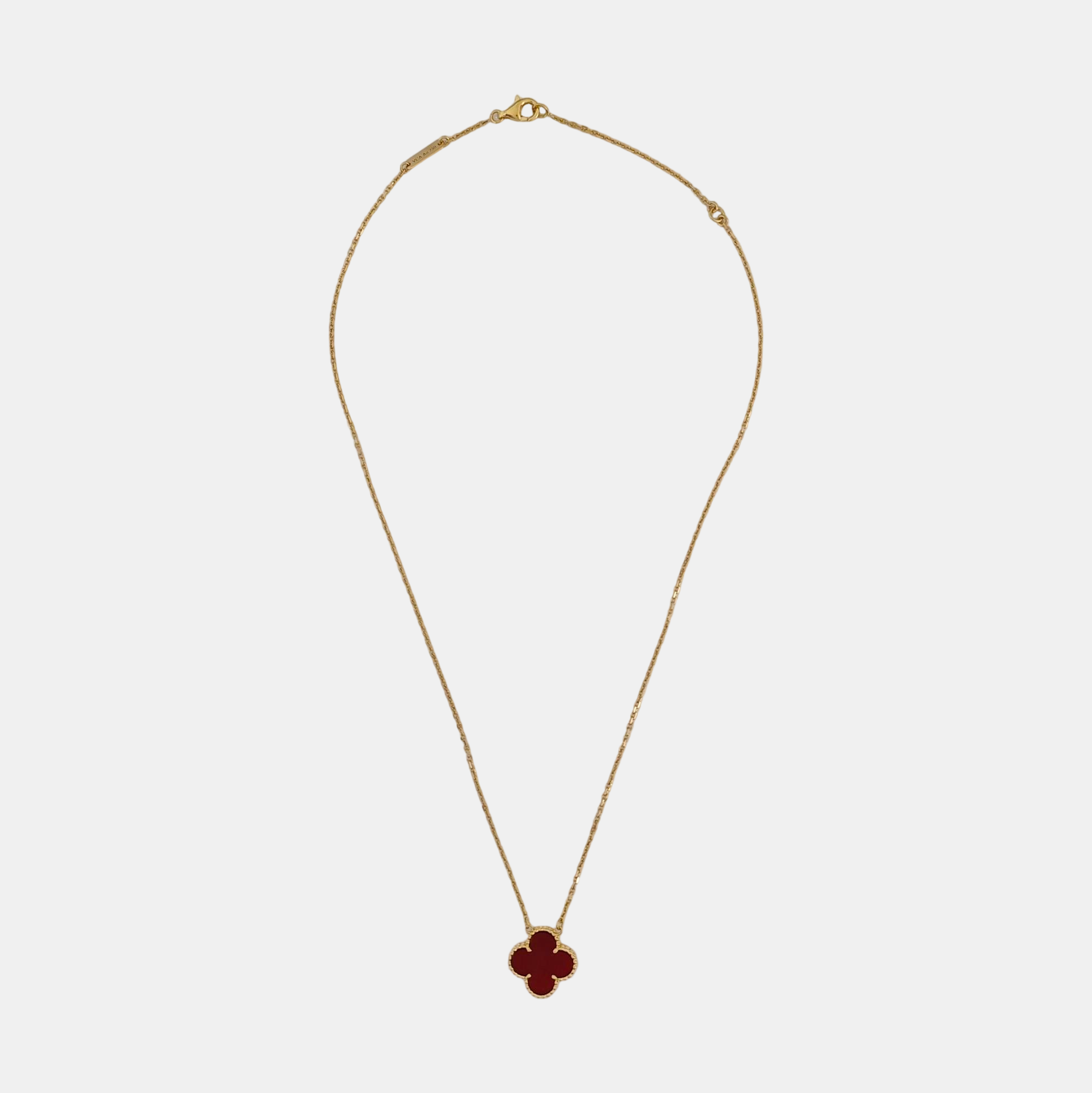 Vintage Alhambra 18k Gold Necklace