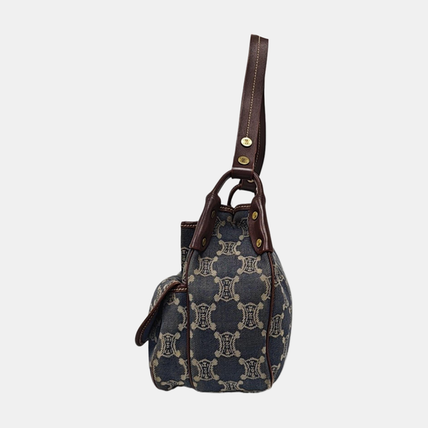 Canvas Shoulder Bag Blue