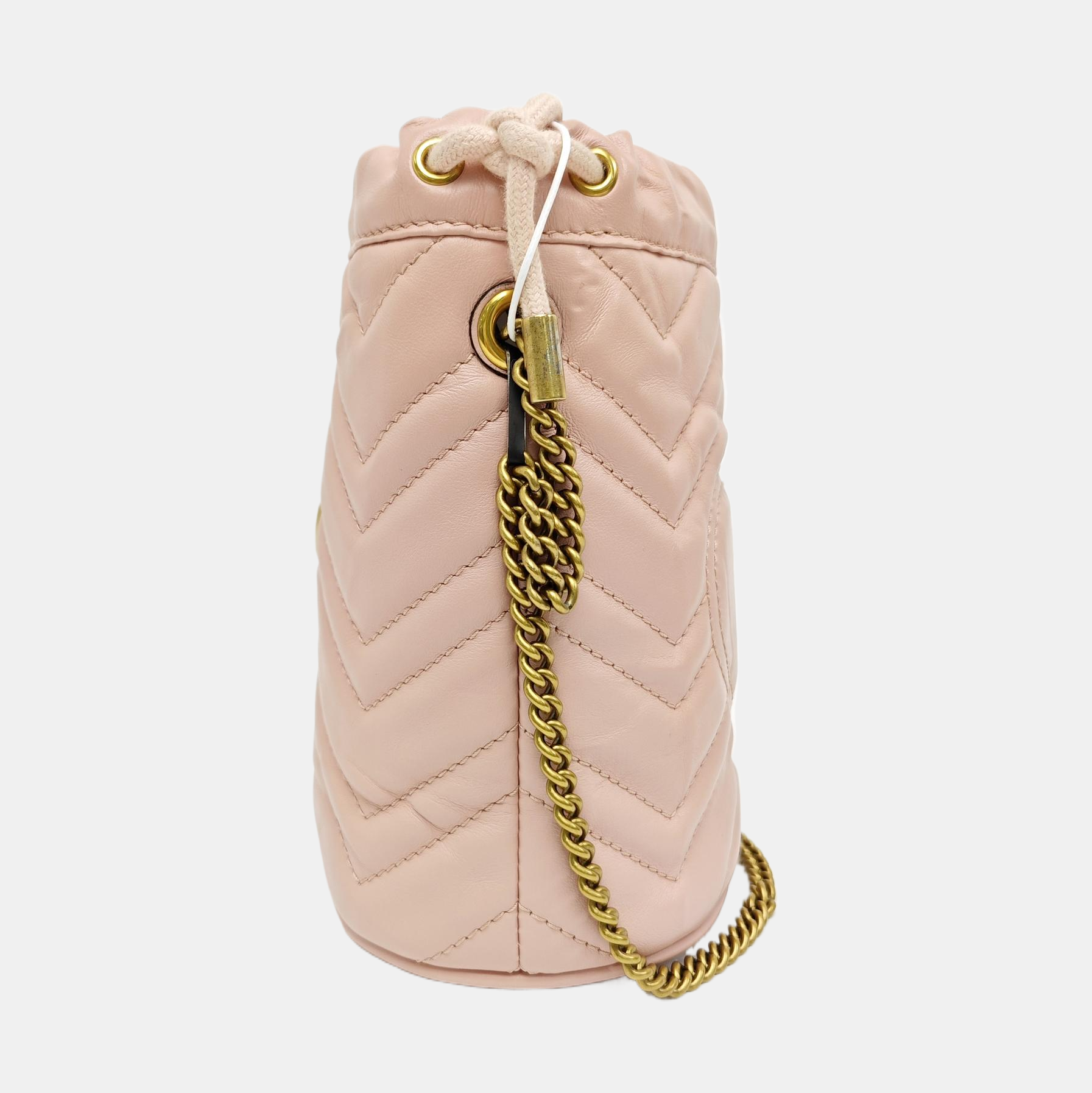 GG Marmont Mini Quilted Calfskin Pink