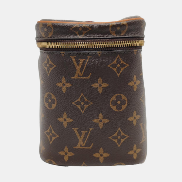 NICE Monogram Coated Canvas Brown