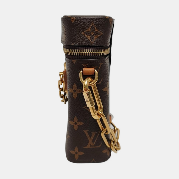 PHONE BOX Monogram Coated Canvas Brown