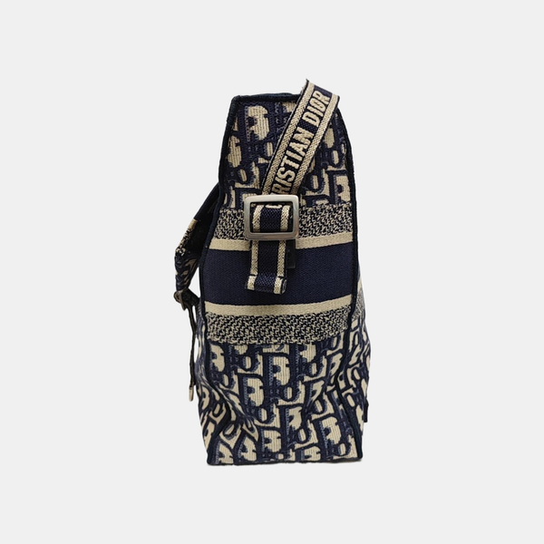 Diorcamp Large Oblique Canvas Blue