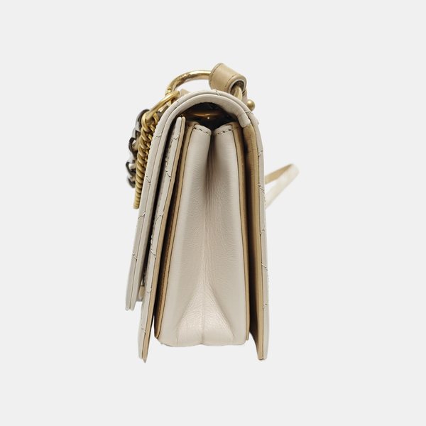 BOY CHANEL Quilted Calfskin Beige