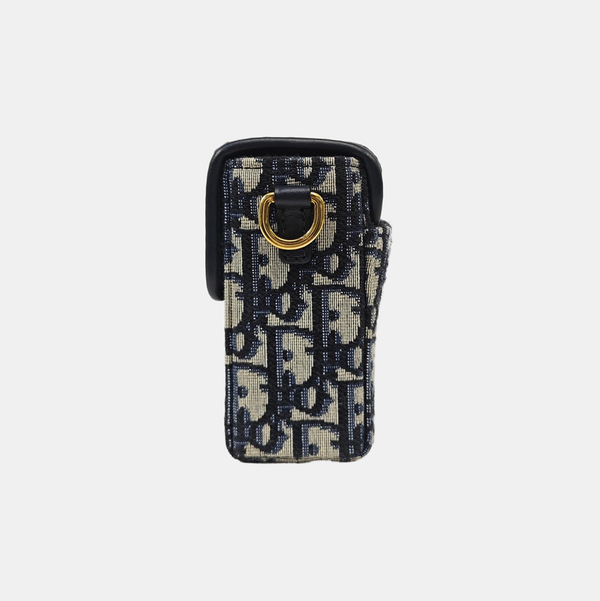 30 Montaigne Mini Oblique Canvas Blue