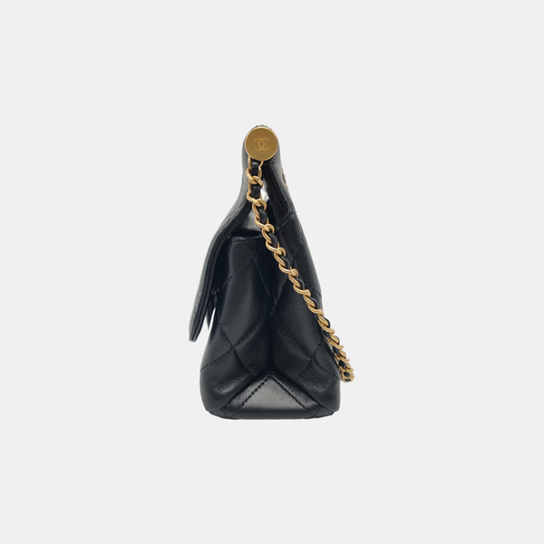 Quilted Lambskin Black