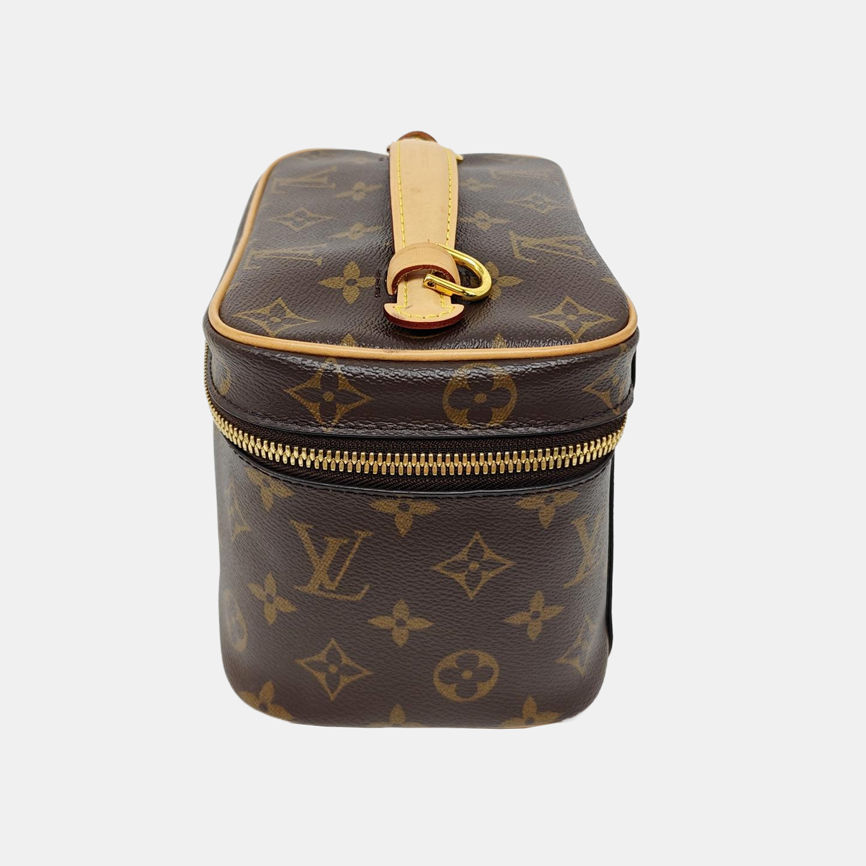 NICE Mini Monogram Coated Canvas Brown