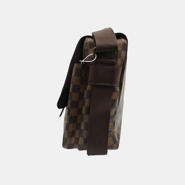 BROADWAY Damier Ebene Coated Canvas Brown