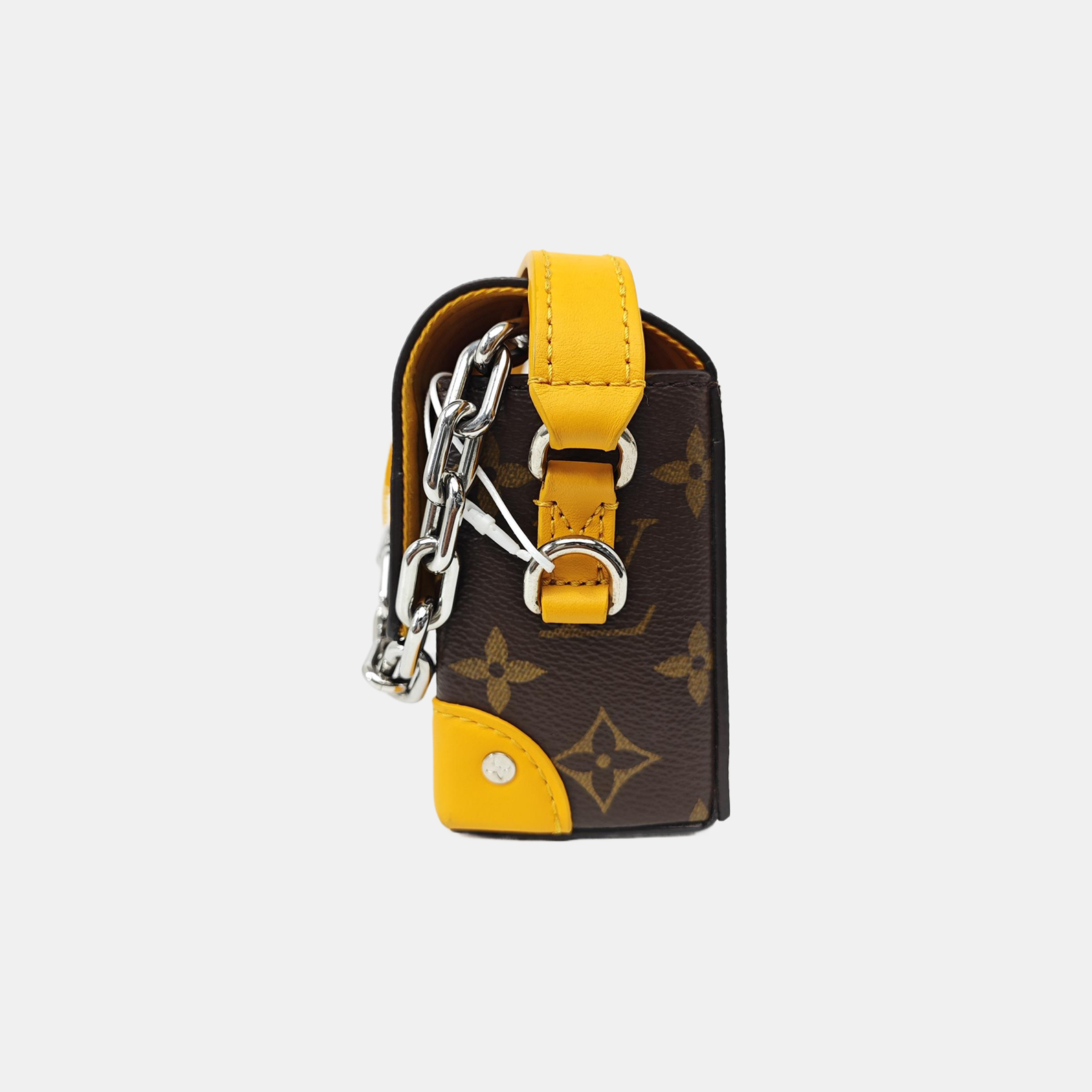 SOFT TRUNK Mini Monogram Coated Canvas Brown