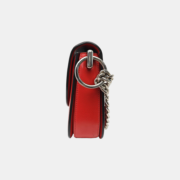 Calfskin Shoulder Bag Red