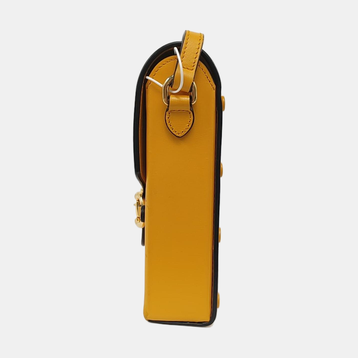 Authenticated pre-owned  Horsebit 1955 Mini Calfskin Yellow - Crossbody Bag at Looply