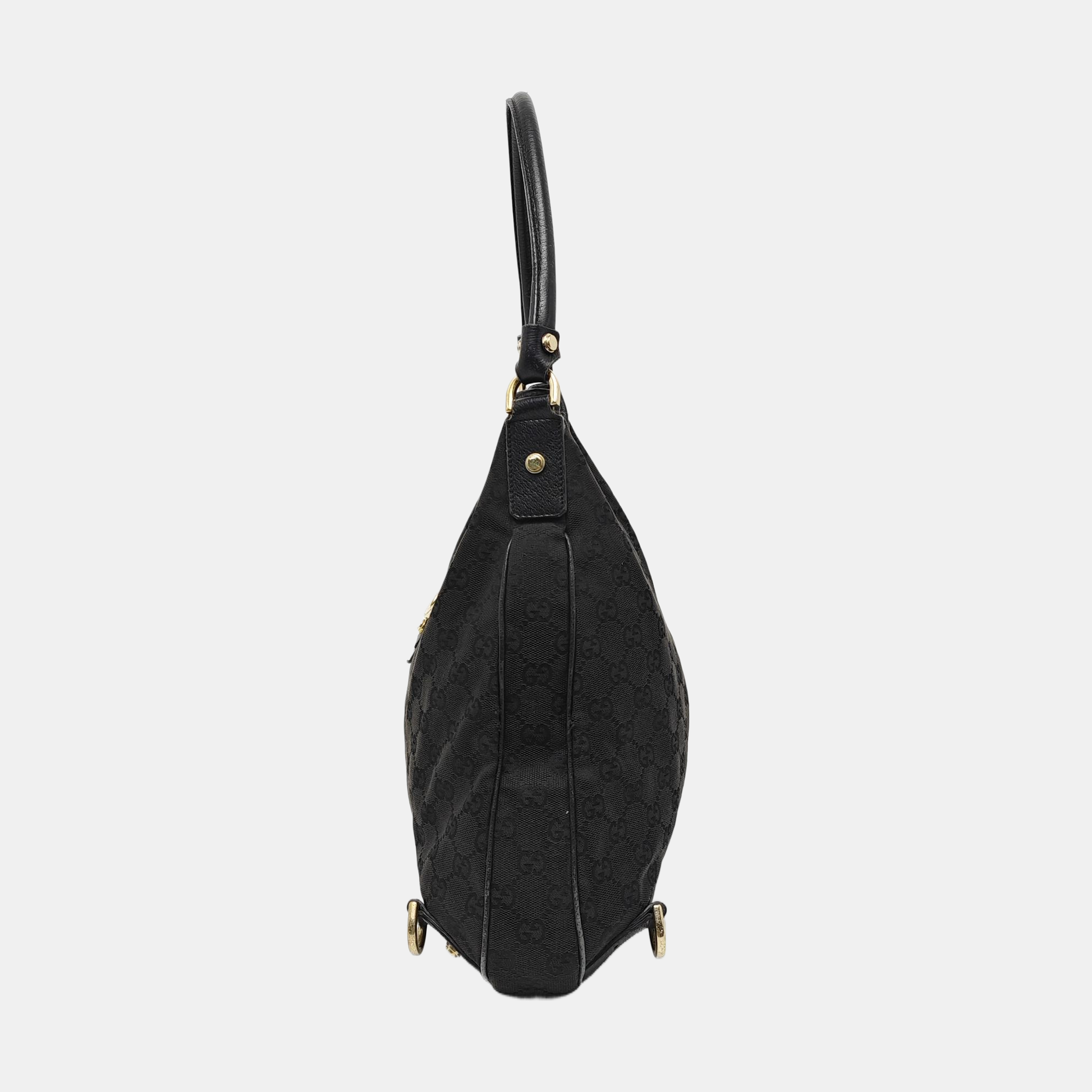 Abbey Monogram Canvas Black