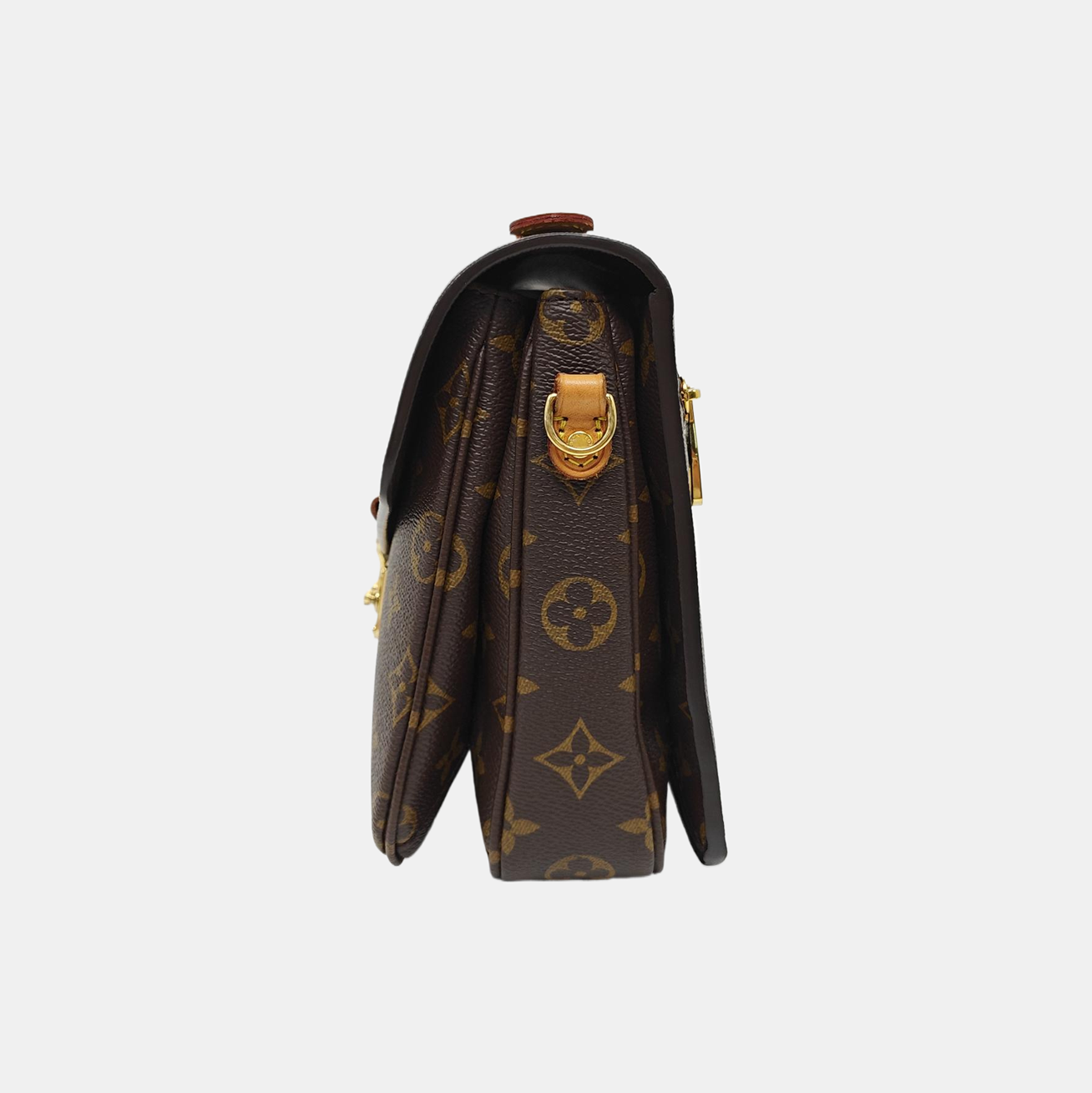 MÉTIS MM Monogram Coated Canvas Brown