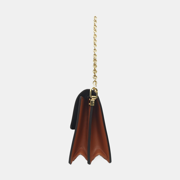 DAUPHINE MM Monogram Coated Canvas Brown