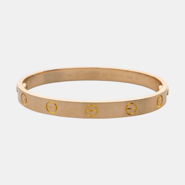 LOVE 18k Rose Gold Bangle