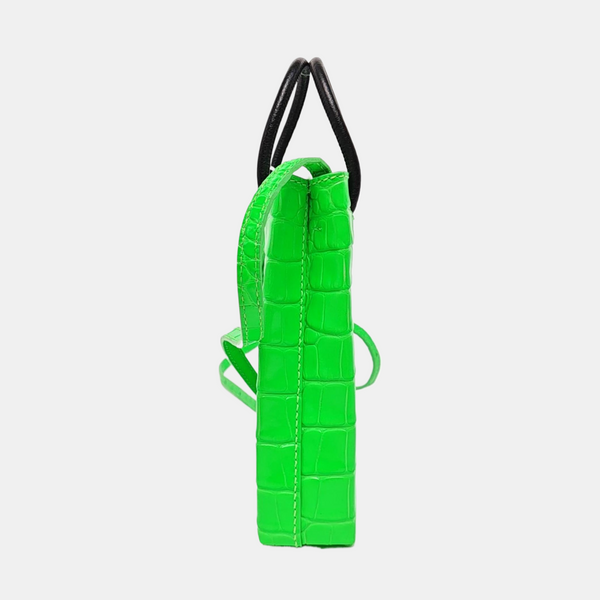 Shopping Bag Calfskin Green