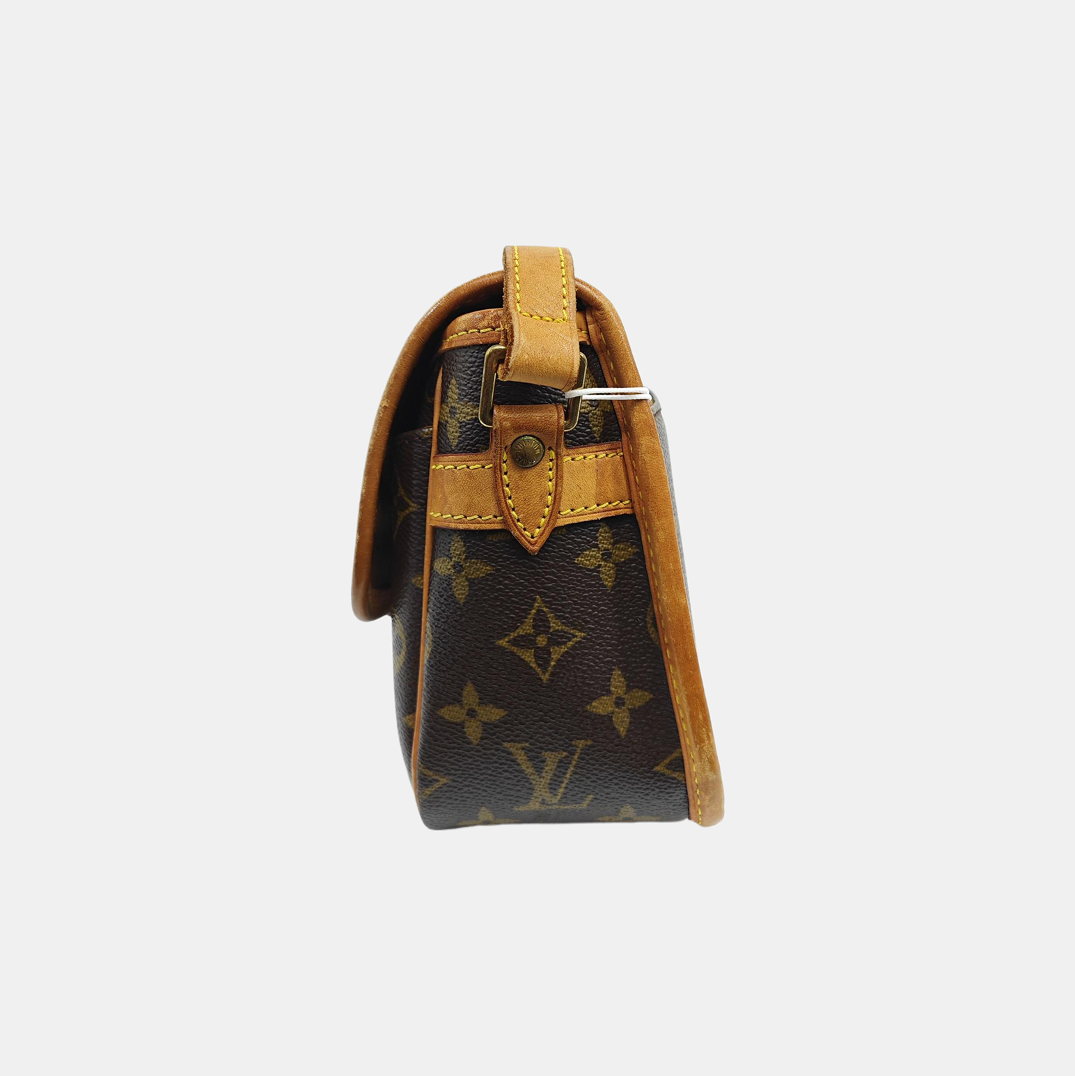SOLOGNE PM Monogram Coated Canvas Brown
