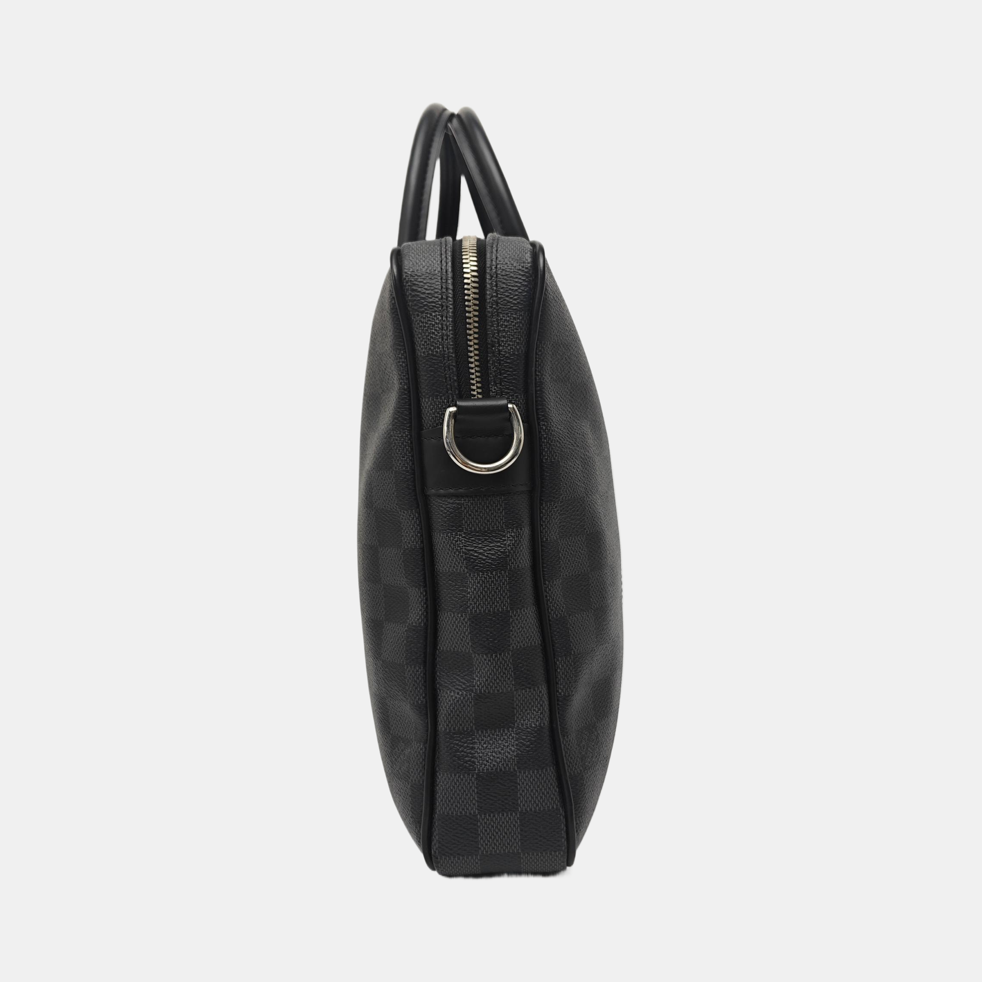PORTE-DOCUMENTS PM Damier Graphite Coated Canvas Gray