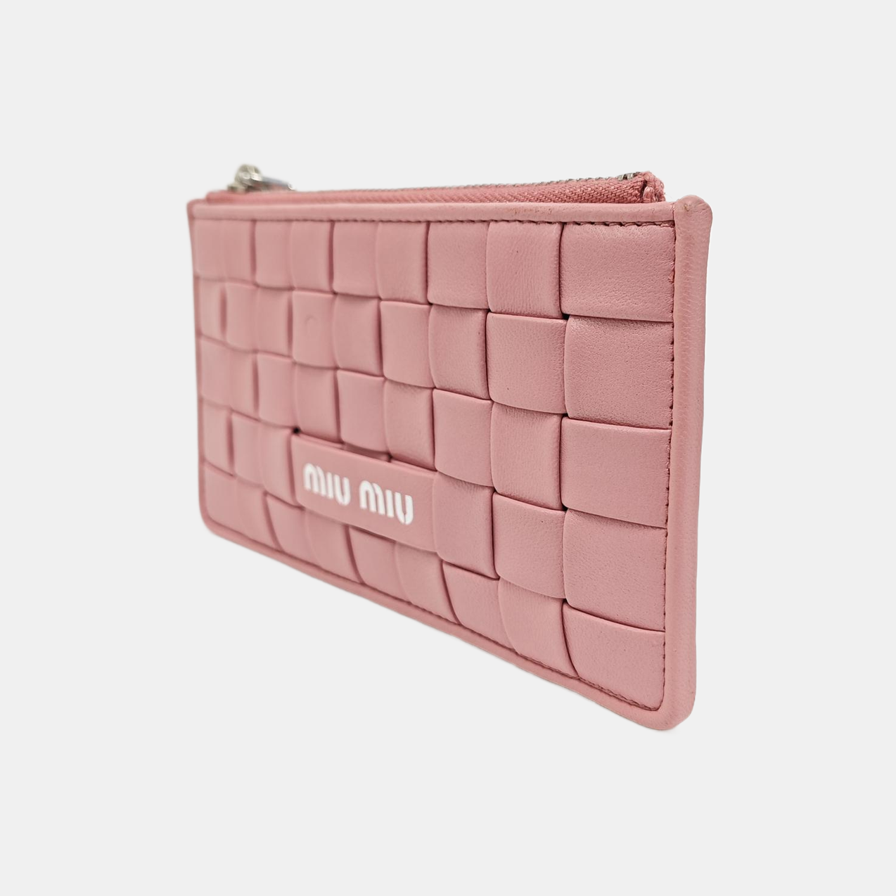 Lambskin Card Holder Pink