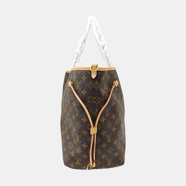 NEVERFULL INSIDE OUT GM Monogram Coated Canvas Brown