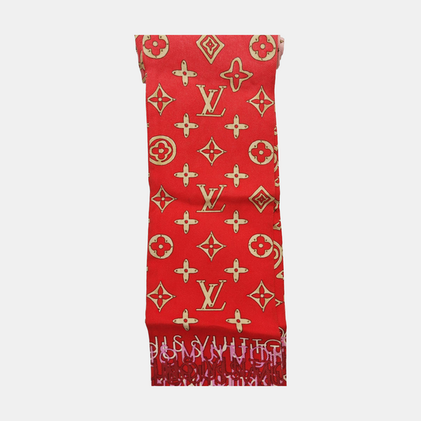 Mulberry Silk Silk Scarf Red