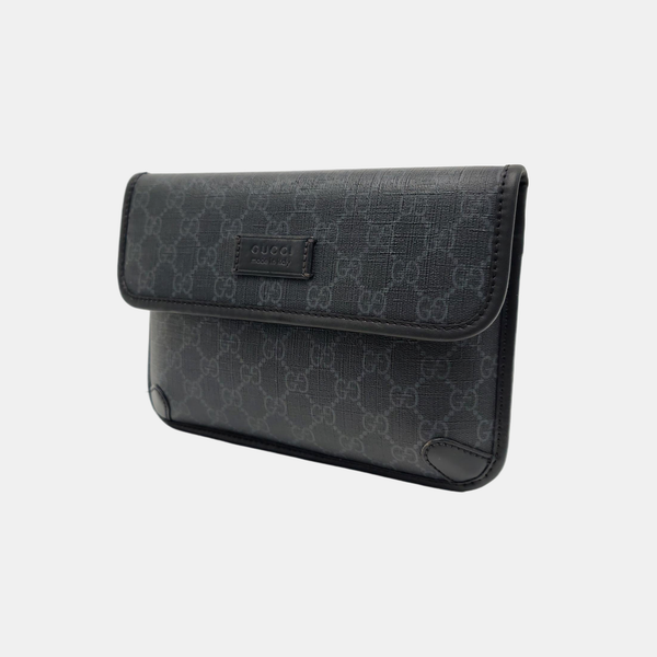 Neo Vintage Monogram Coated Canvas Black