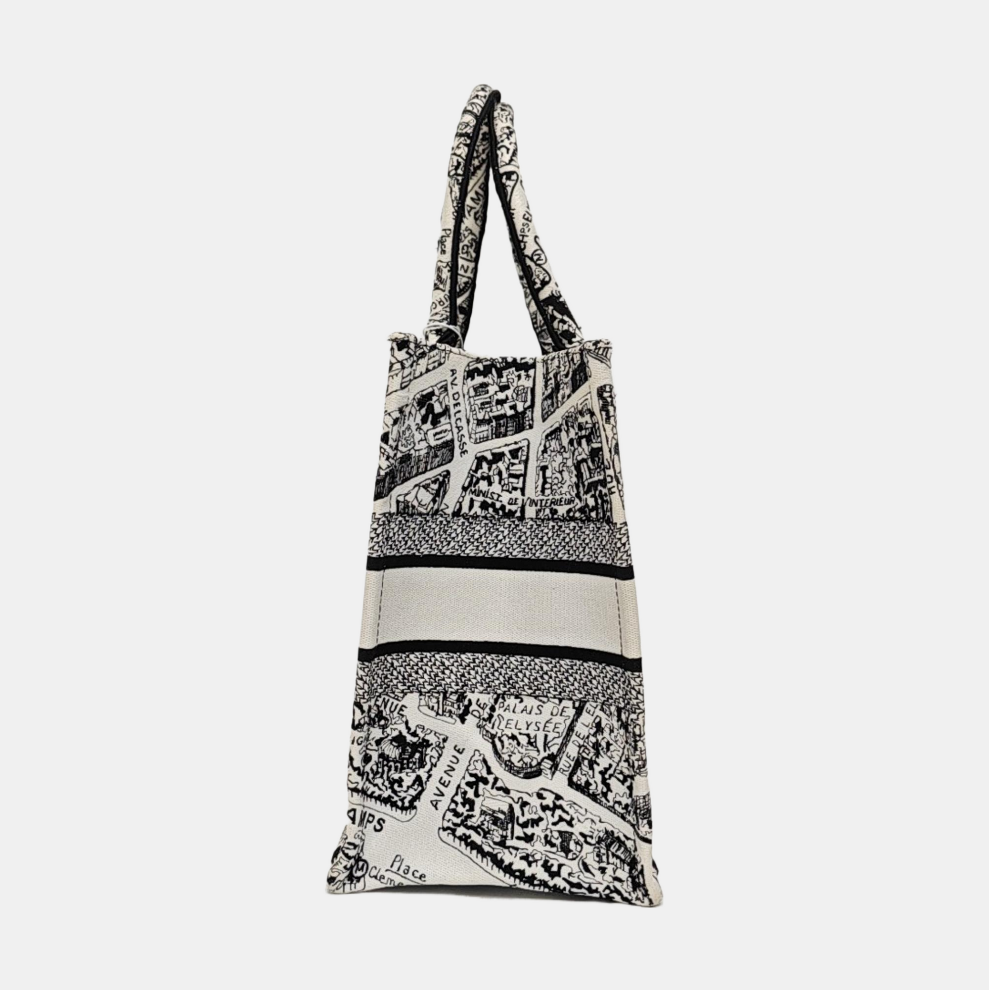 Book Tote Medium Canvas White