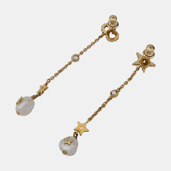 La Petite Tribale Metal Gold Stud Earrings