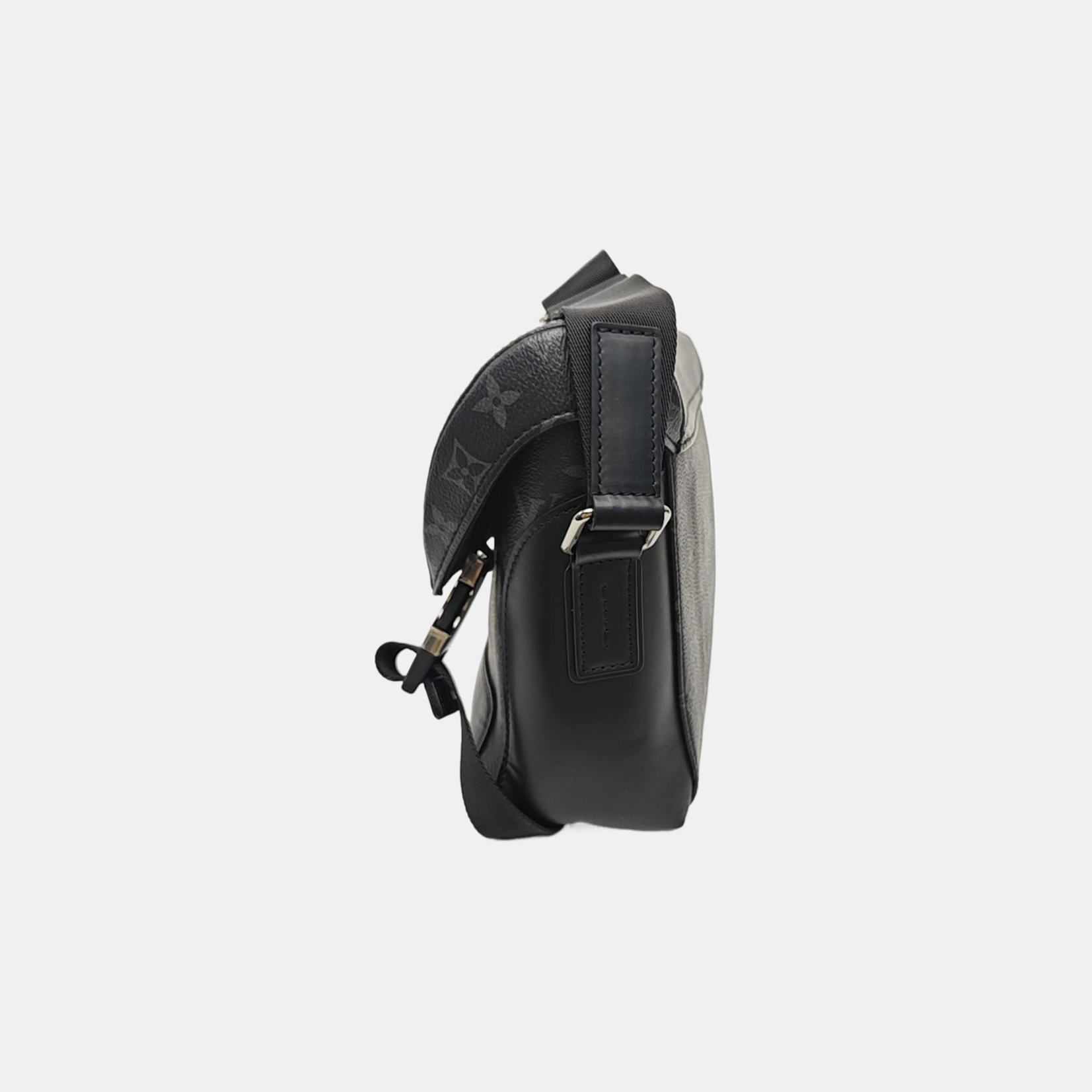 VOYAGER PM Monogram Coated Canvas Black