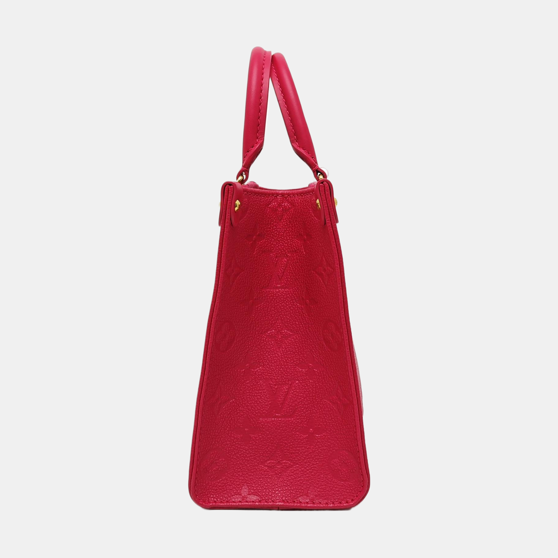 ONTHEGO PM Monogram Calfskin Red