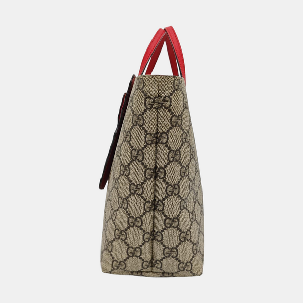 Children’s GG Bucket Monogram Coated Canvas Beige