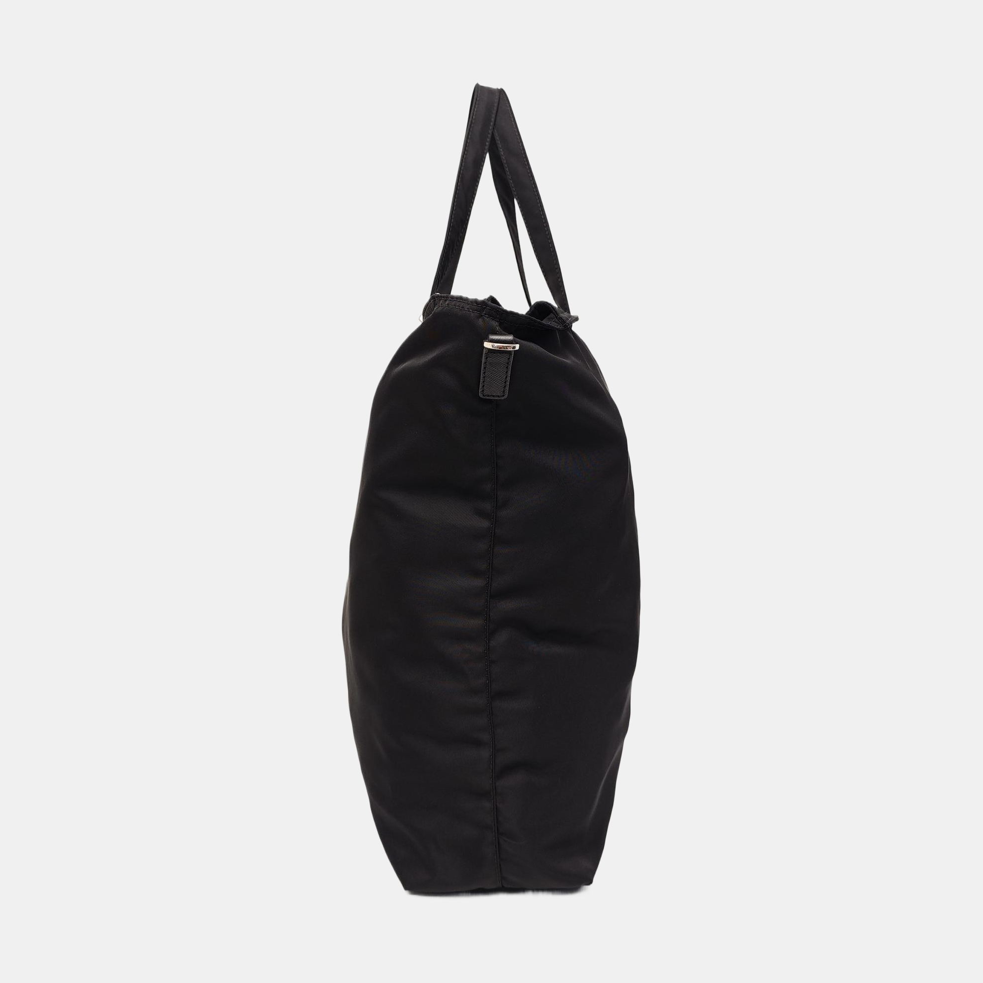 Nylon Shoulder Bag Black