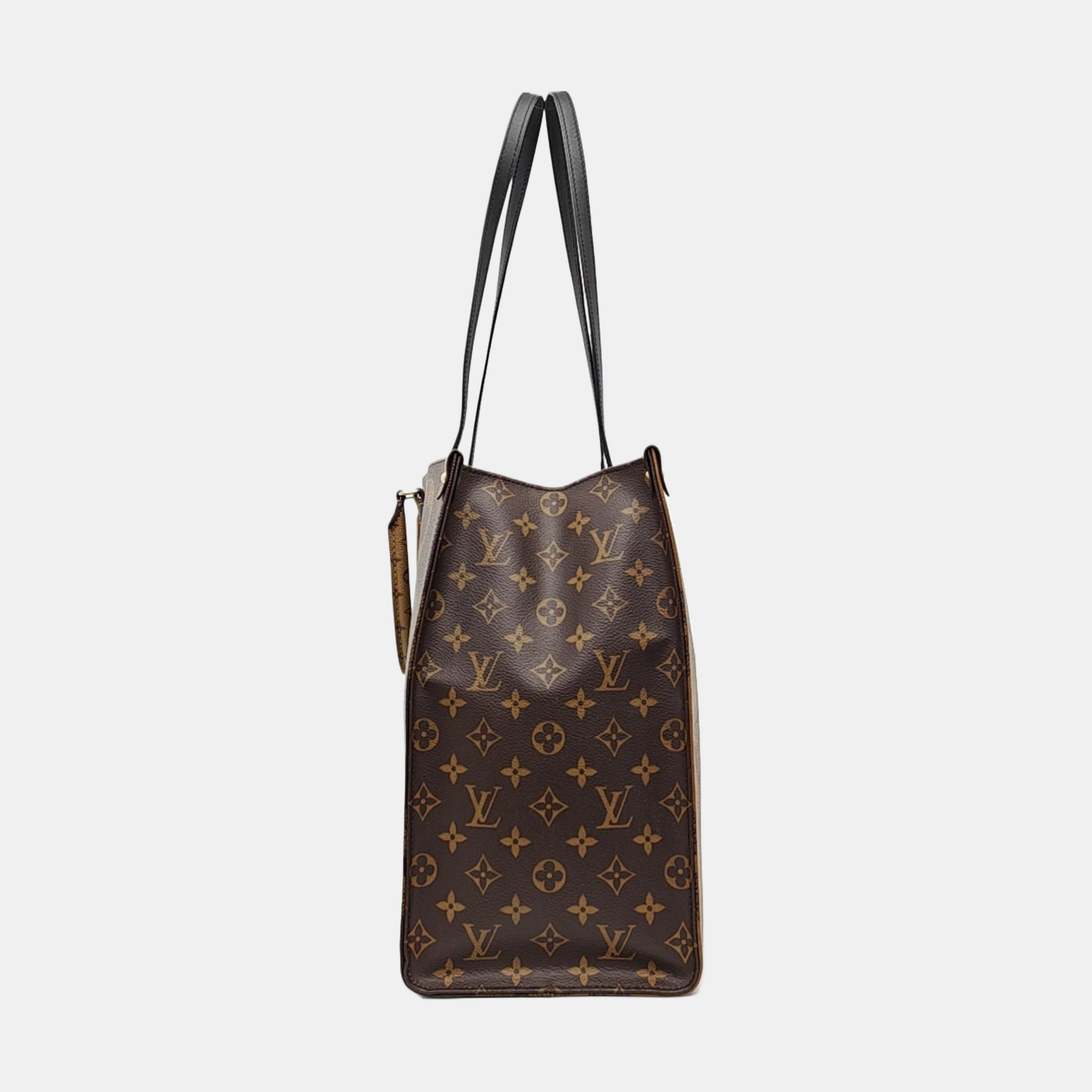 ONTHEGO GM Monogram Coated Canvas Brown