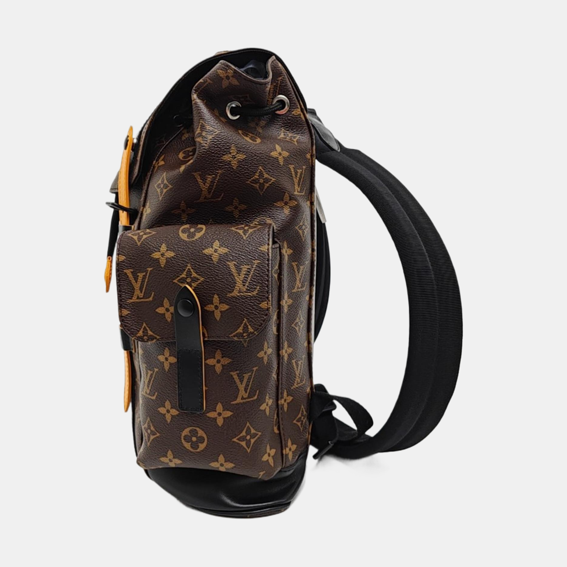 CHRISTOPHER PM Monogram Coated Canvas Brown