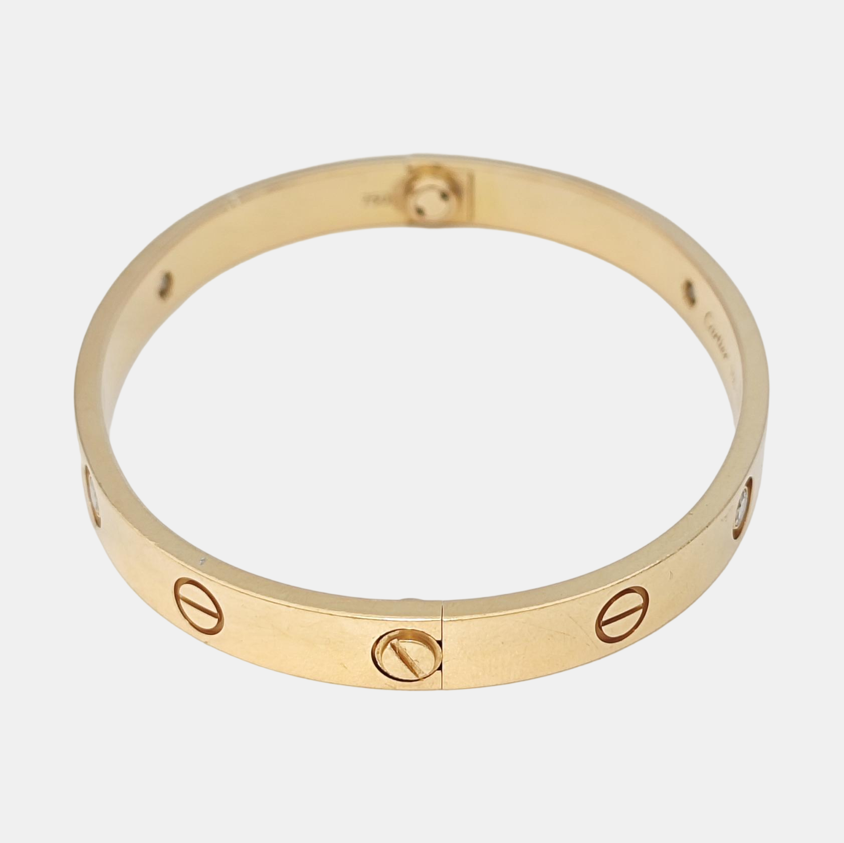 LOVE 18k Rose Gold Bangle