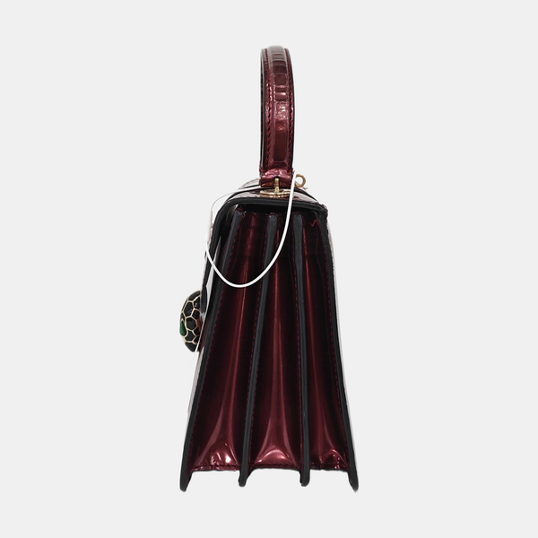 SERPENTI FOREVER Small Quilted Calfskin Red