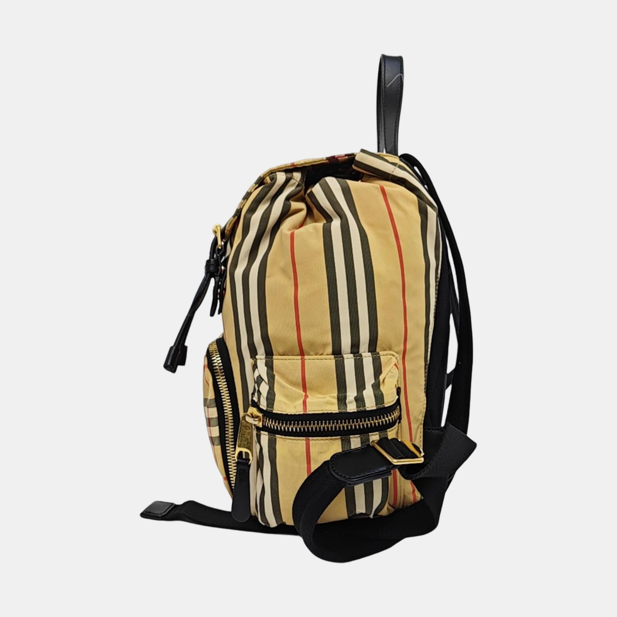The Rucksack Medium Nylon Beige