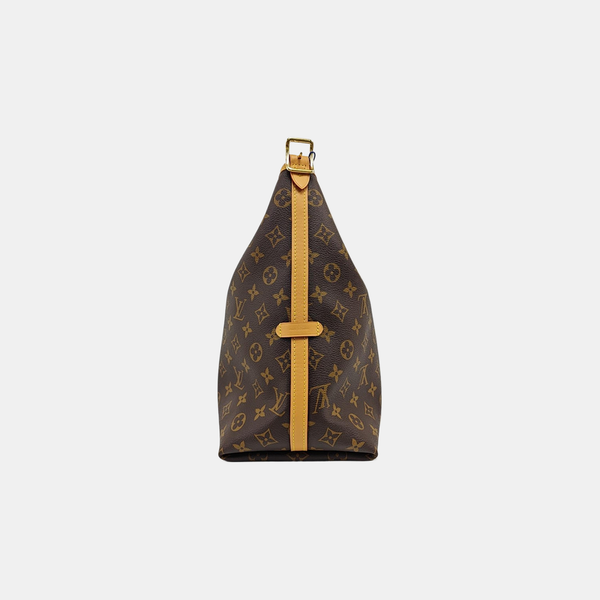 CARRYALL MM Monogram Coated Canvas Brown